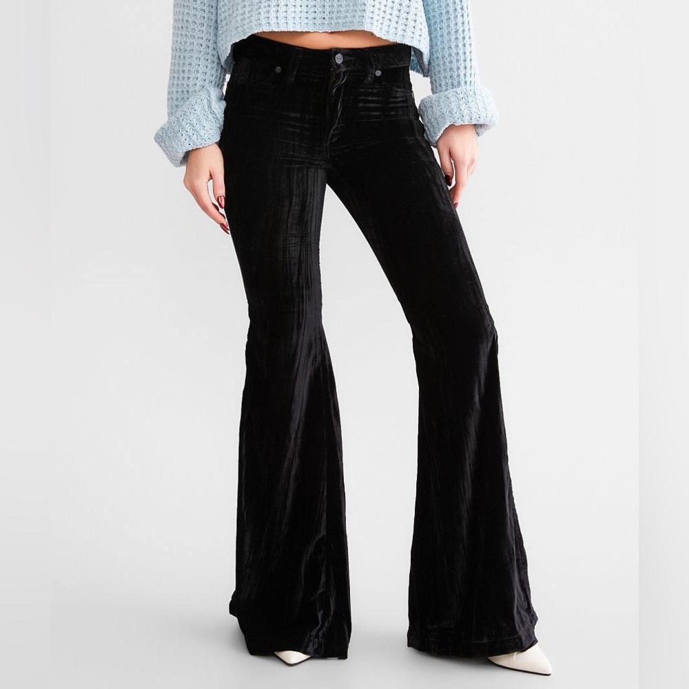 Wrangler retro velvet trumpet flare